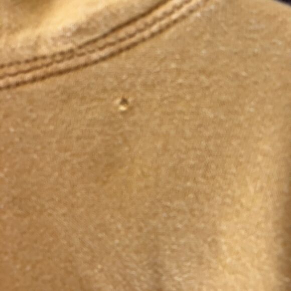 OBEY Logo Pullover Yellow Hooded Sweatshirt Hoodie Women's Size Large Butterfly - Picture 2 of 10